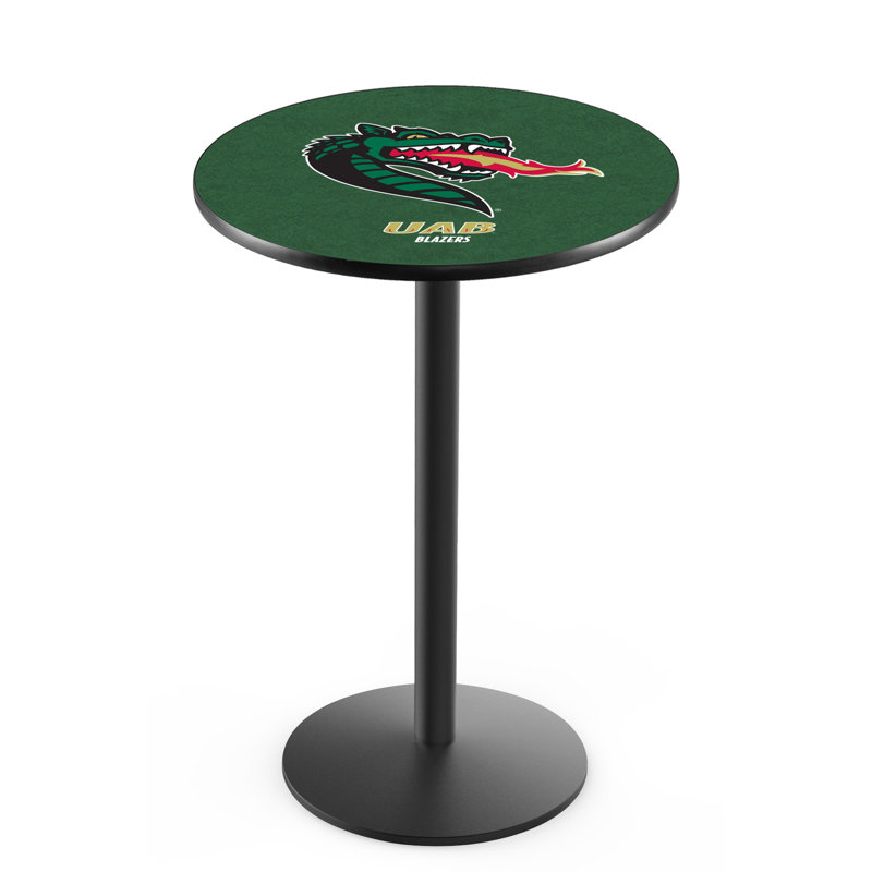 Round Metal Base Dining Table, Black Wrinkle, University of Alabama at Birmingham