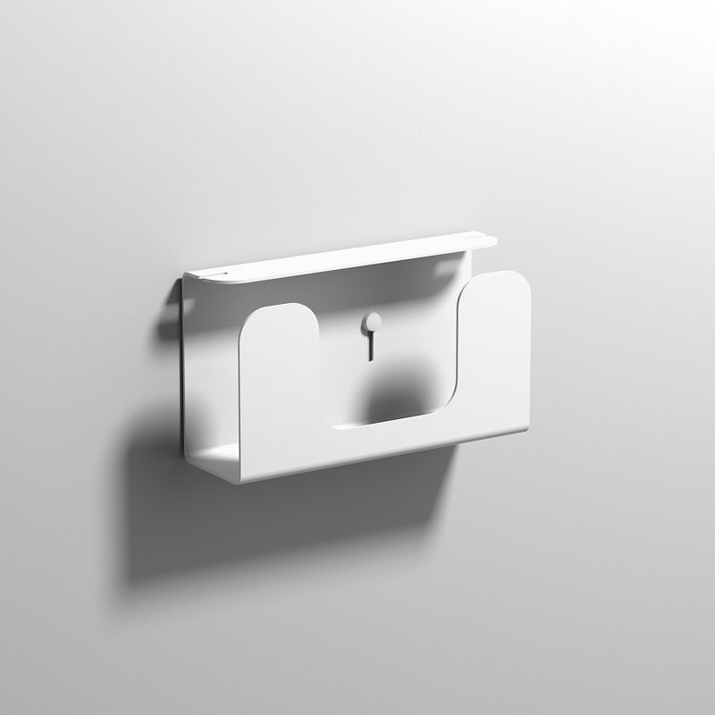 Swigart Tissue Box Cover, White