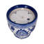 Ceramic Chinoiserie Candle - 4" 6Oz, Blue/White