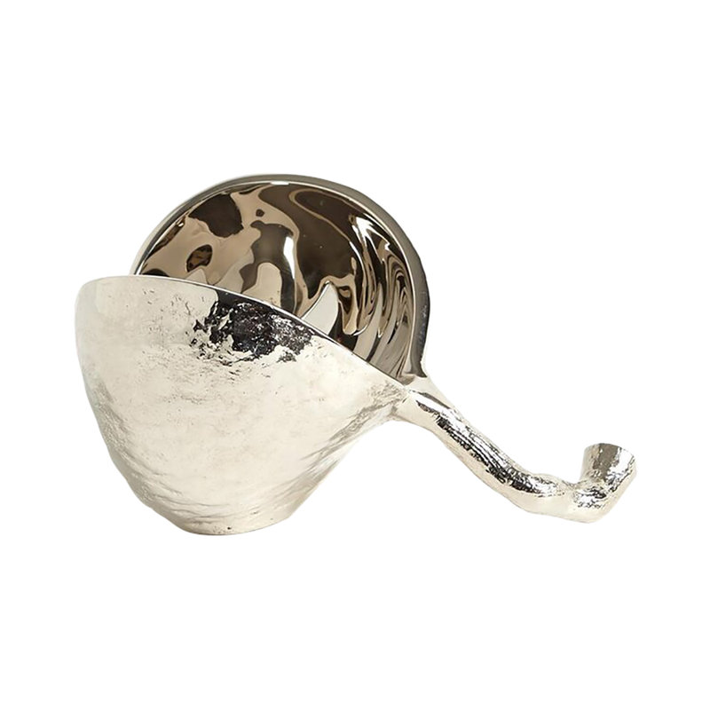 Chestnut Bowl, 2.75" H x 3.75" W x 5" D, Nickel