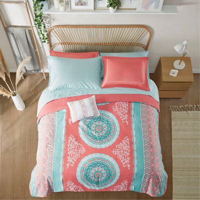 Boho Comforter Set with Bed Sheets