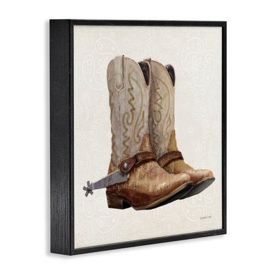 Riders Of The Range Framed Giclee, design by Danhui Nai
