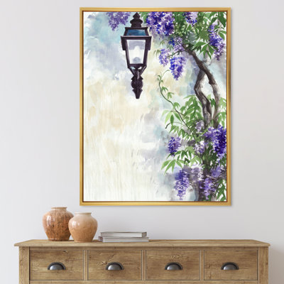 «Lilac Lantern Vintage Impression», reproduction sur toile