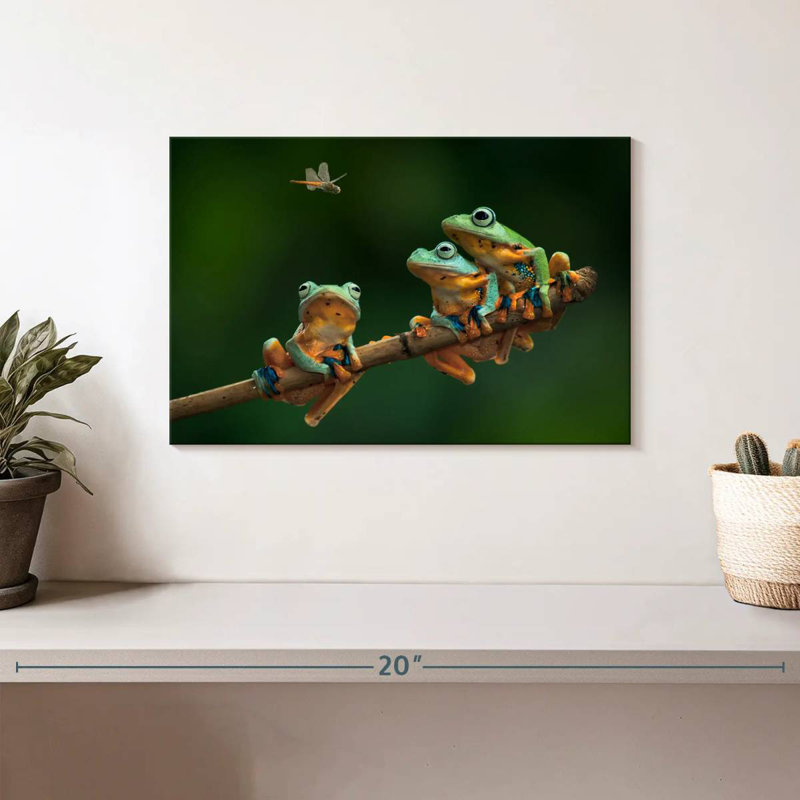 Brampt Hungry Frogs, 8" H x 12" W