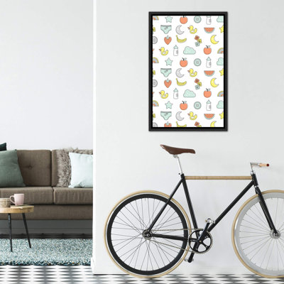 «Baby Sunshine IV» par Lisa White boutons - impression d'art graphique
