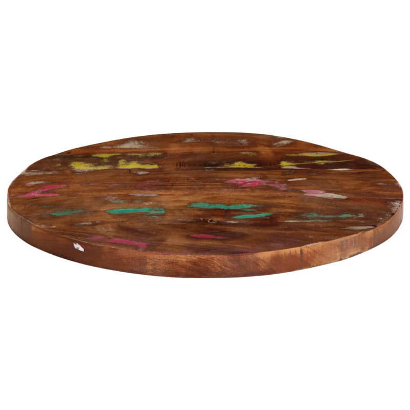 Table Top Solid Wood Mango, 1.5cm H x 40cm W x 40cm D, Multicolour