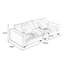 Coussin modulaire blanc en polyester-156881630-156881625