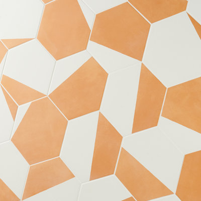 GeoHex Burst 8" Hexagon Matte Porcelain Floor and Wall Tile (9.03 Sq. Ft. / Case)