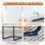 7-Piece Glass Top Dining Table Sets-2087355605