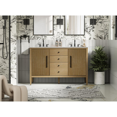 54 inch Double Bathroom Vanity