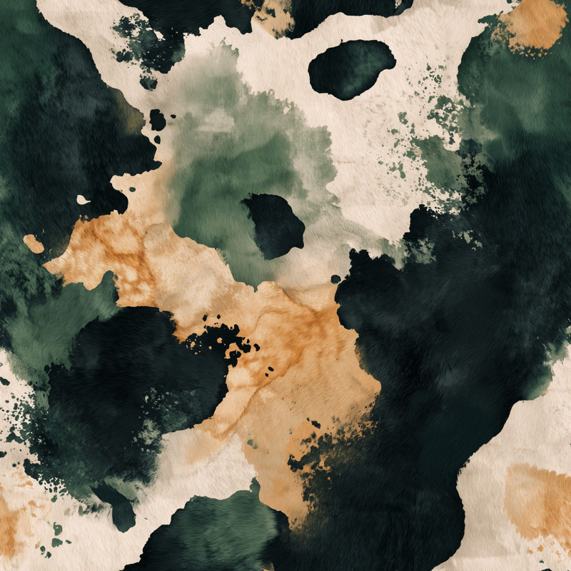 Papier peint adhésif vert forêt Camo Forest