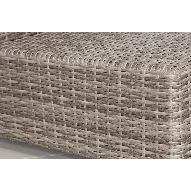 Extérieur avec coussin rembourré en mousse grise - fait à la main, structure antirouille, teinté, 28 po x 28 po x 18 po, coussins de jardin et de soutien