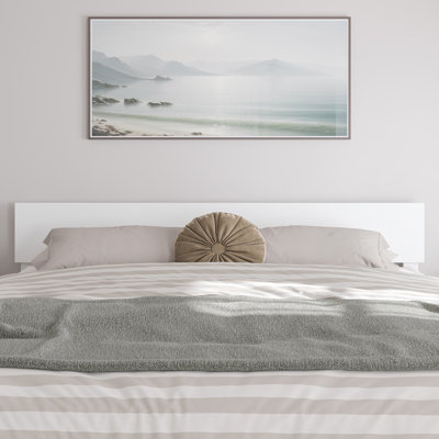Daurice Solid Wood Panel Headboard