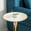 Table d'appoint ronde avec base robuste