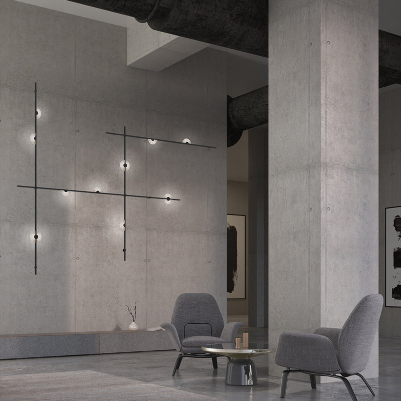 Suspenders Aluminium LED Flush Mounted Sconce