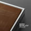 Mid-Century Modern Brown Abstract Polygon - ensemble de 2 reproductions sur toile flottantes-98554082-98554083