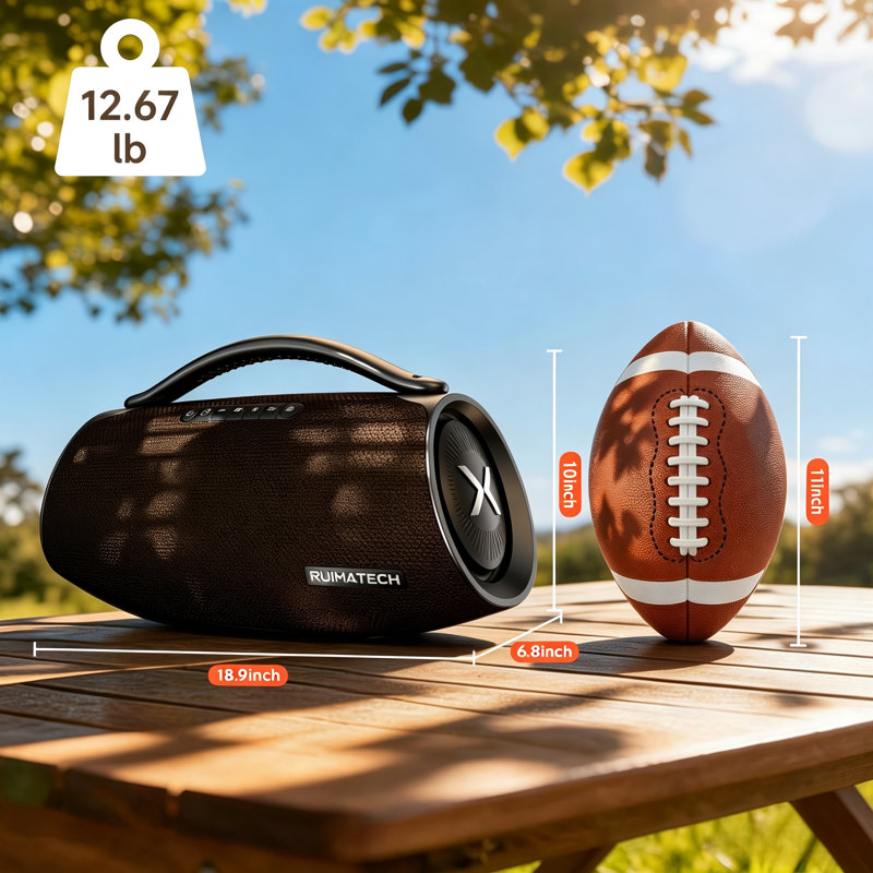 Haut-parleur portatif Bluetooth RUIMATECH avec IPX6