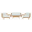 Ensemble de patio extérieur 8 pièces Modway Bayport