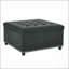 Repose-pieds capitonné classique avec garniture cloutée, parfait pour les petits espaces et la décoration intérieure, tabouret multifonctionnel et table basse-130838864