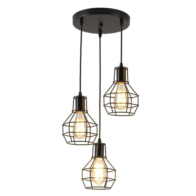 Lanz 3 - Light Black Pendant
