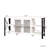 Industrial TV Stand For Living Room And Bedroom, 80 Inch Modern Wood And Metal Open Bookshelf With Ample Storage