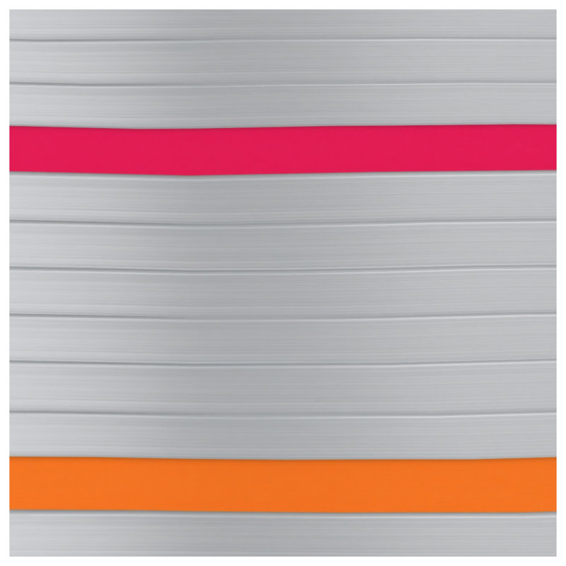 Coussins décoratifs gris à rayures métalliques, 20 x 20 pouces