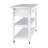 Stainless Steel Table Top Kitchen Cart, White - Two Drawers For Organized Pantry Storage Cart With Functional And Space Efficient Option