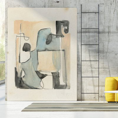 Reproduction d’art sur toile tendue « subtile abstraits ii » par jennifer paxton parker