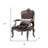 HomeRoots 29'' Wide Armchair