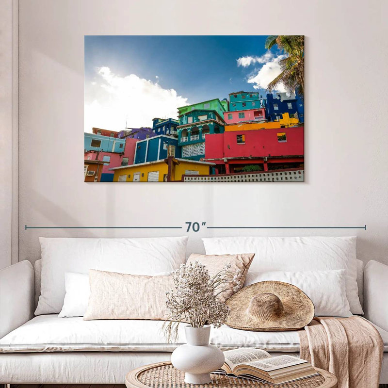 Ravi Houses In San Juan, 30" H x 45" W