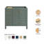 Base de meuble-lavabo simple Panchuri 36-47797596