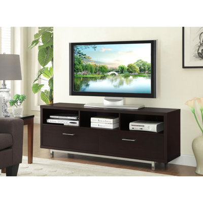 Meuble télé 60 po avec rangement Cappuccino