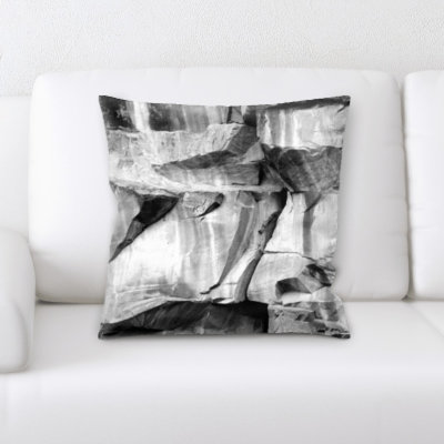Falkner Wooden Textures Throw Pillow
