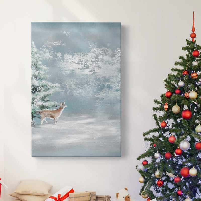 Art des Fêtes de Noël - Toile tendue avec châssis CLxxvi, H 60 po x l 40 po