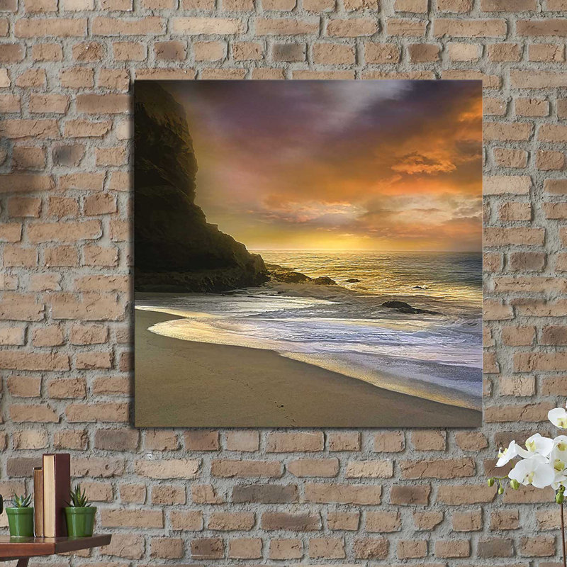 «Morning Fire», reproduction, H 36 po x l 60 po x P 1,5 po, Toile tendue