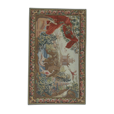 Hand-Knotted High-Quality Blue and Brown Area Rug