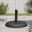 Base de parasol vidaXL en plastique noir et béton, fer moyen-1338965495