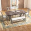 Ahmani 84" W Rectangular Wood Dining Table