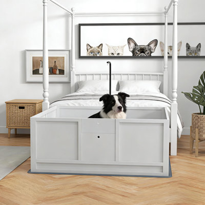 Caisse de rangement pour chien spacieuse