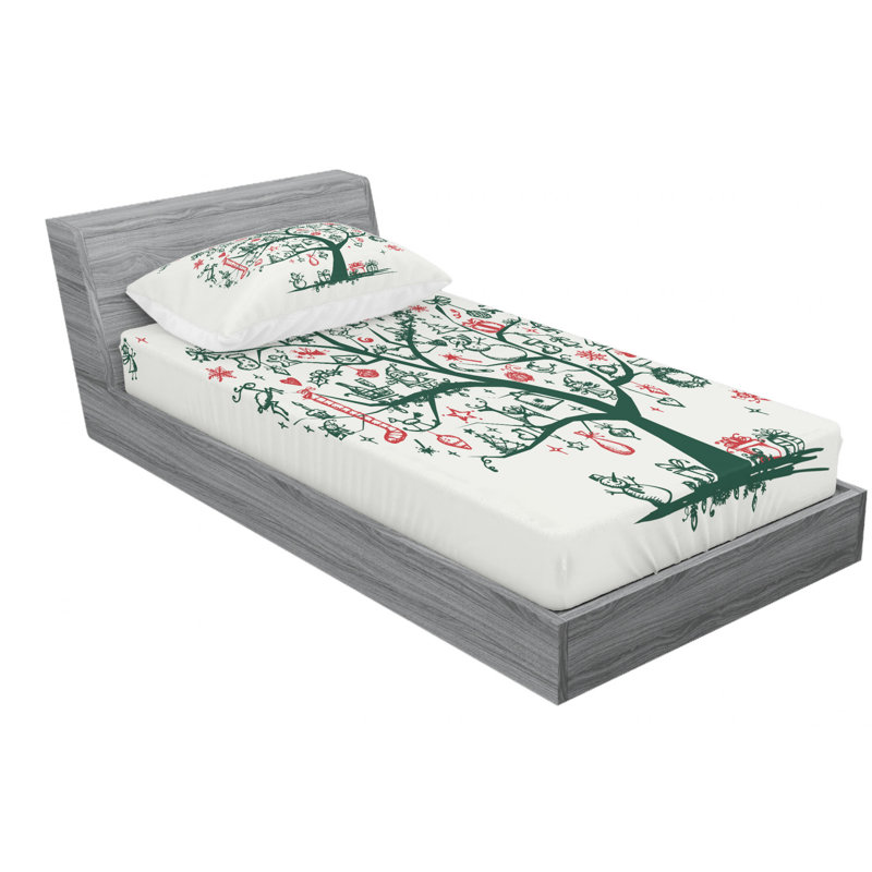 Microfiber Sheet Set, Twin XL Sheet Set with Fitted Sheet