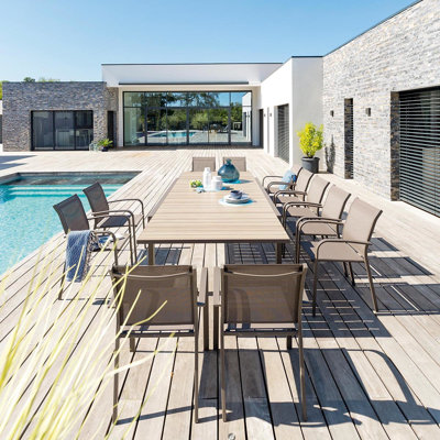Rehoboth Rectangular Extendable Outdoor Dining Table , 137cm W 125cm D