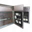 Armoire à pharmacie 60 po x 36 po à DEL avec miroir, douilles et tablettes en verre réglables, à intensité variable, anti-buée