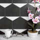 Peak Hex 9" x 10" Porcelain Field Wall and Floor Tile