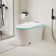 Smart Bidet Toilets, Auto Flush Heated Seat Warm Wash Dry Remote Control