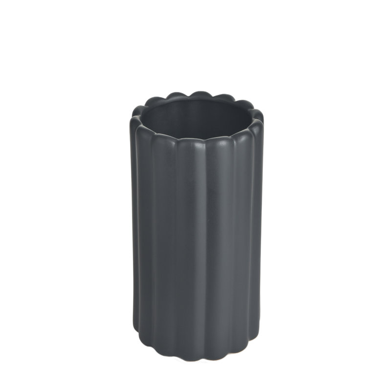 Nyjee Porcelain Table Vase, Black