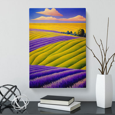 Lavender Field Vol.4 - Wrapped Canvas