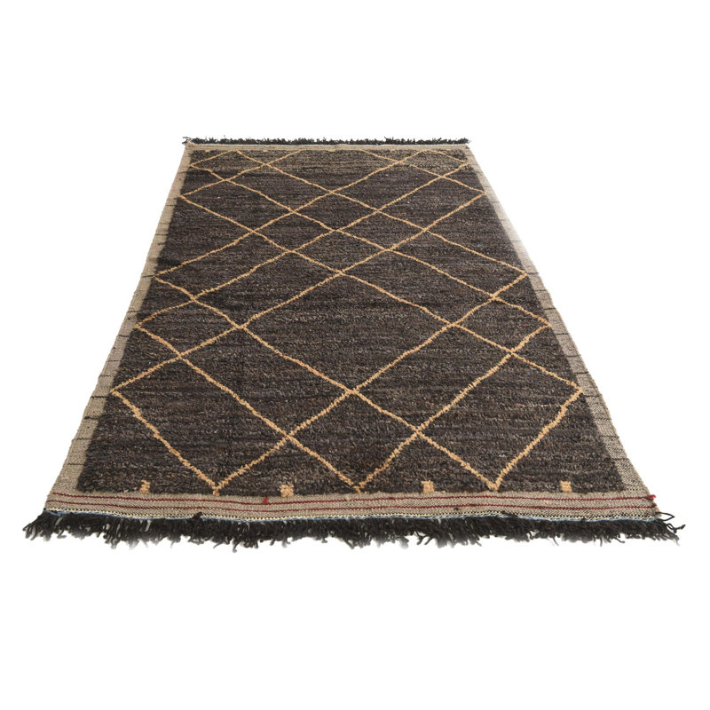 Tapis noir Ottilie
