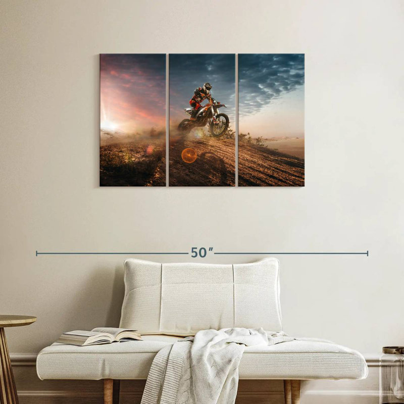 Sireci Dirt Bike Ride, 24" H x 38" W