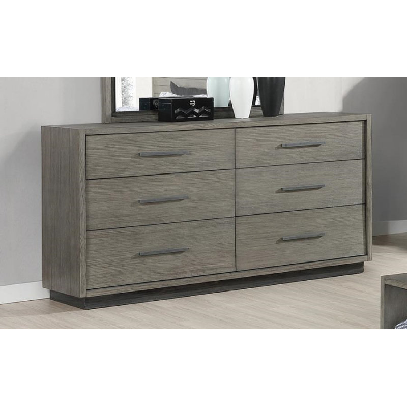 Commode double 6 tiroirs Bergelmir