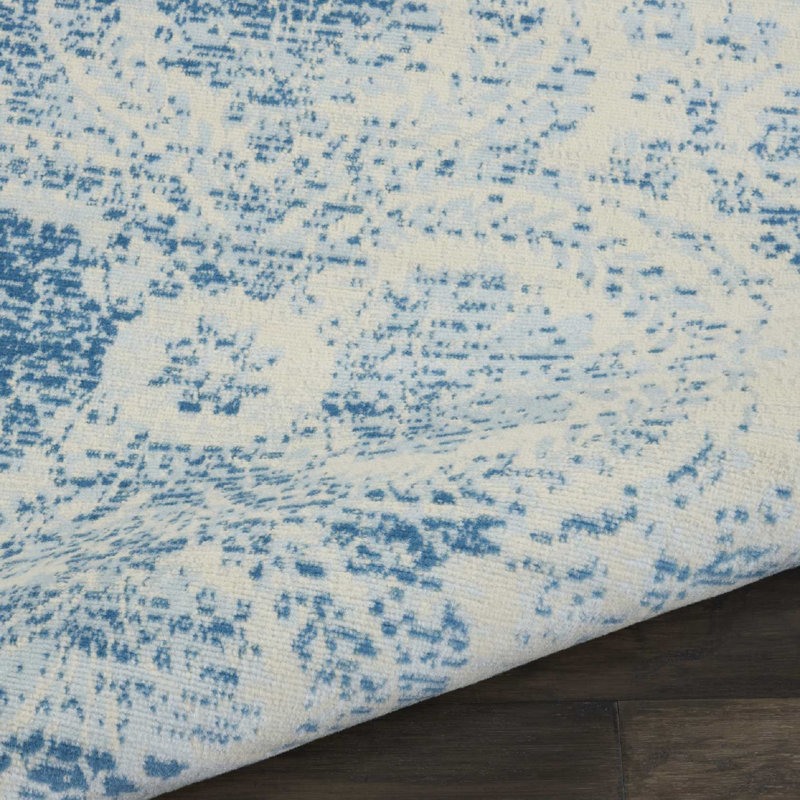 Floral Area Rug, Round 160cm